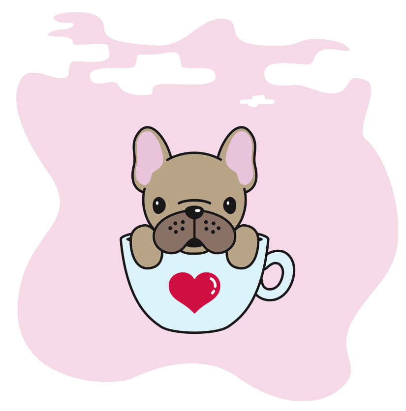 Adorable puppy illustration representing love and care for pets