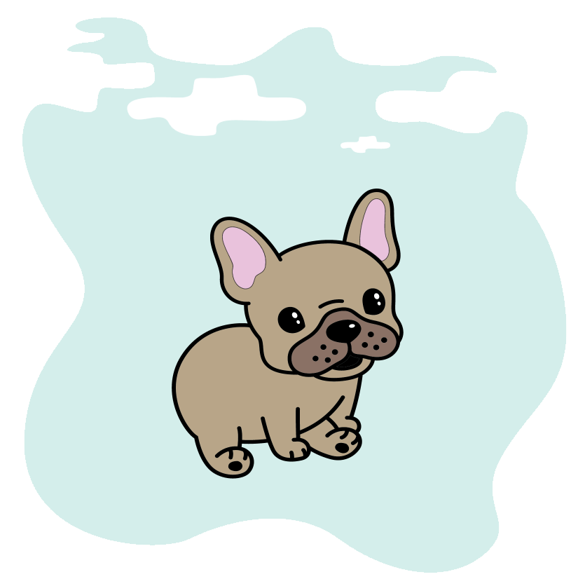 Puppy graphic symbolizing pet health and safety