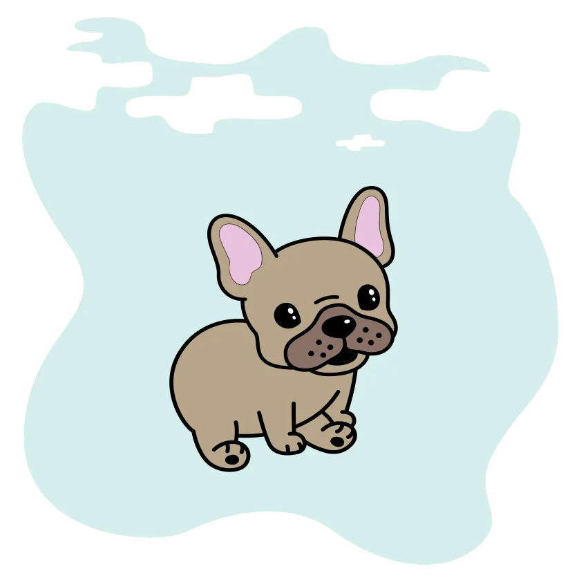 Puppy graphic symbolizing pet health and safety